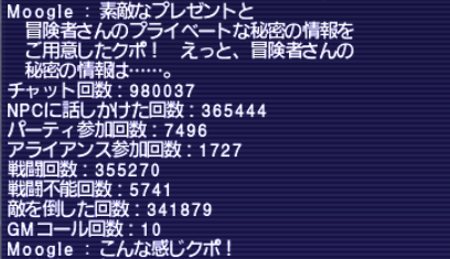 23周年パーソナルデータ
